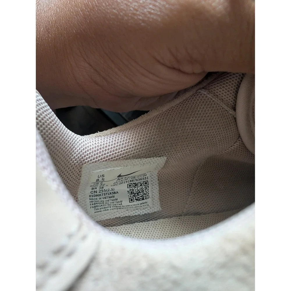 Nike Air Force‎ 1 Sage Low Particle Beige Suede Platform AR5339-201 SZ 8.5 F1